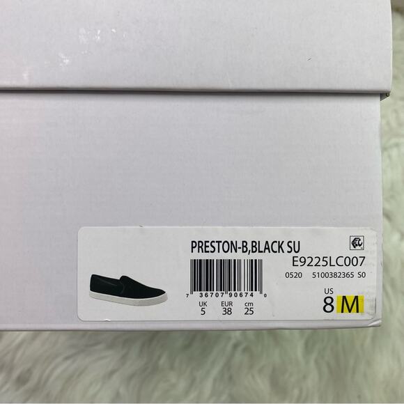 Vince Women's Preston Suede Slip On Casual Sneakers Black Size 8 - Picture 2 of 9